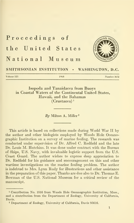 Proceedings of the United States National Museum