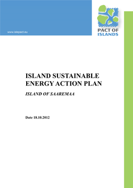 Island Sustainable Energy Action Plan