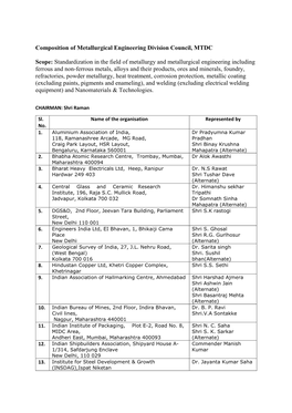 Standardization in the Field of Metallurgy and Metallurg