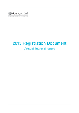 2015 Registration Document