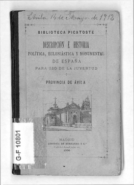Descripción E Historia Política, Eclesiástica Y Monumental De España Para Uso De La Juventud