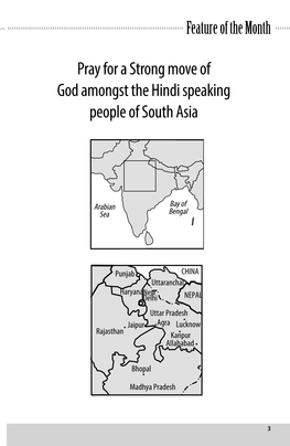 Pray for a Strong Move of God Amongst the Hindi Speaking People of South Asia