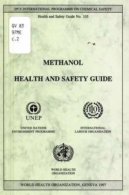 Methanol Health and Safety Guide