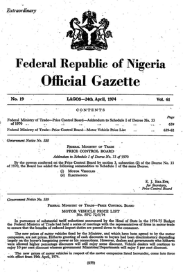 Official Gazette