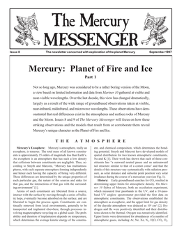 Mercury: Planet of Fire and Ice Part 1