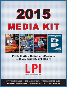 Print, Digital, Online Or Emedia ...If You Want It, LPI