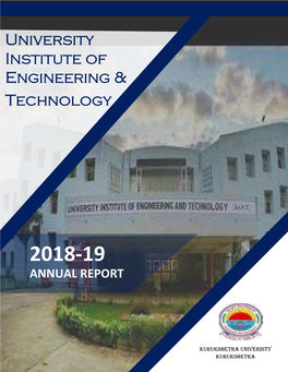 Annual Report UIET-2018-19