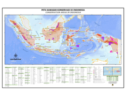Peta Kawasan Konservasi Di Indonesia Conservation Areas in Indonesia