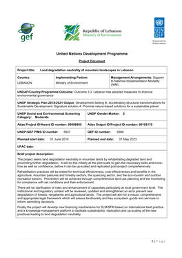 United Nations Development Programme