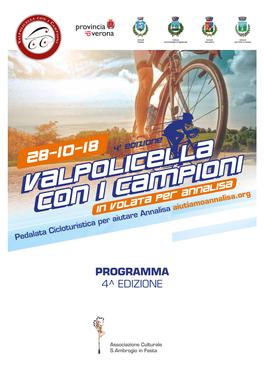 Programma 4^ Edizione a C on Ll I E C C a I M L P O