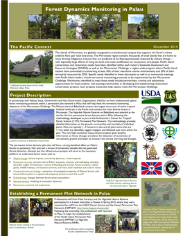 Forest Dynamics Monitoring in Palau