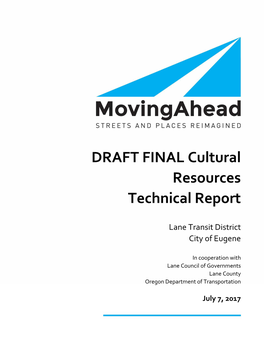 (HRA). (2017). Draft Cultural Resources Technical Report