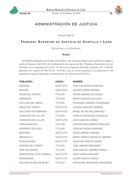 Administración De Justicia