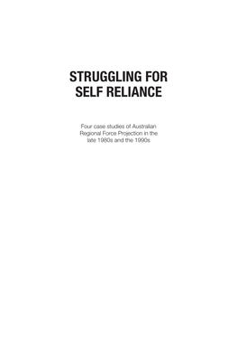 Struggling for Self Reliance