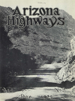 Arizona Highways Civilization Follows the Improved Highway