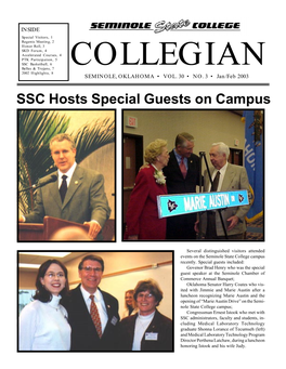 SSC Hosts Special Guests on Campus