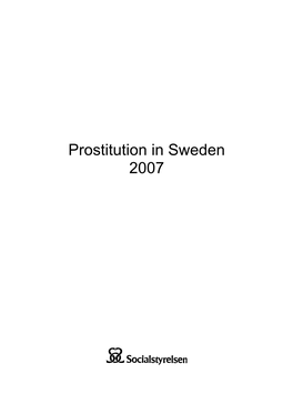 Prostitution in Sweden 2007