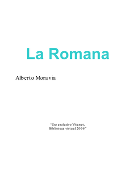 Moravia,La Romana.Pdf