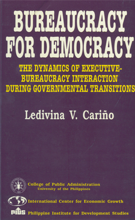 Bureaucracy Fordemocracy Thedynamicsofexecutive- Bureaucracyinteraction Duringgovernmentaltransitions