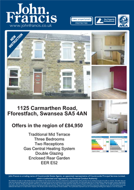 1125 Carmarthen Road, Fforestfach, Swansea SA5 4AN