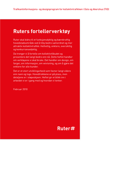 Ruters Fortellerverktøy