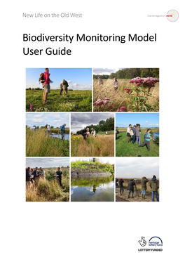 Biodiversity Monitoring Model User Guide