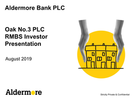 Aldermore Oak 3 RMBS Investor Presentation