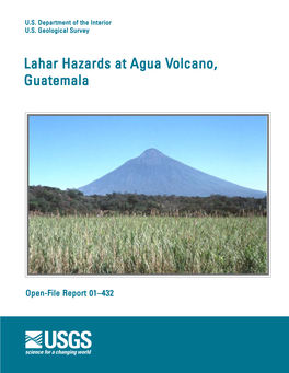 Lahar Hazards at Agua Volcano, Guatemala