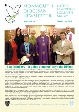 Monmouth Diocesan Newsletter