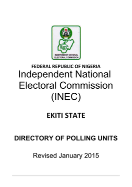 Independent National Electoral Commission (INEC)