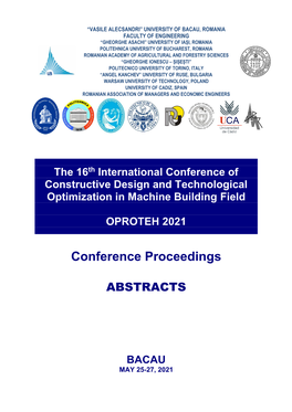 Conference Proceedings