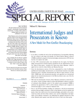 Judges and Prosecutors in Kosovo