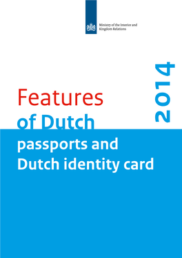 Passports and Dutch Identity Card Dutch Passports and Dutch Identity Card