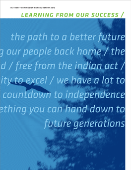 The Path to a Better Future / Bringing Our People Back Home / the Looking