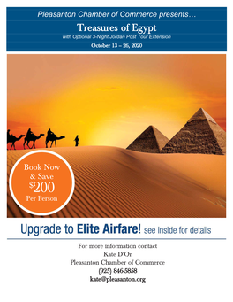 Treasures of Egypt with Optional 3-Night Jordan Post Tour Extension October 13 – 26, 2020