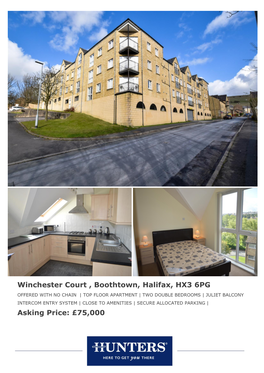 Winchester Court , Boothtown, Halifax, HX3 6PG Asking