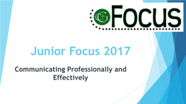 Junior Focus 2017