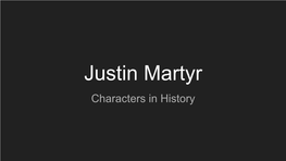 Justin Martyr (Pdf)