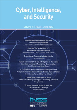 Cyber, Intelligence, and Security