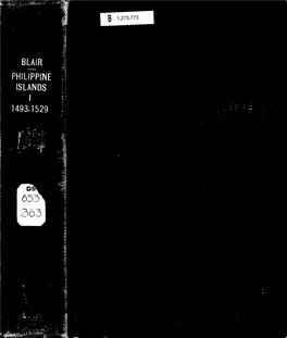 The Philippine Islands, 1493-1803;