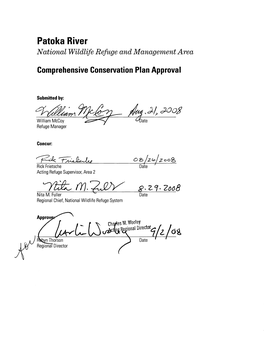 Fuller Date Regional Chief, National Wildlife Refuge System