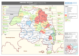AMHARA REGION - Nutrition Response Map 15 August 2011