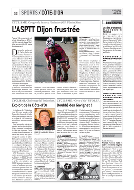 L'asptt Dijon Frustrée