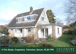 4 the Glade, Crapstone, Yelverton, Devon, PL20 7PR