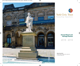 YCT Annual Report and Heritage Review 2018-2019