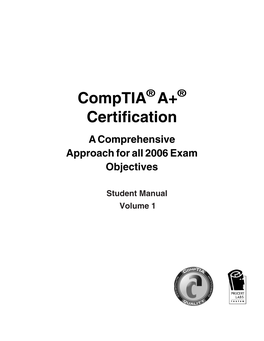 Comptia A+ Certification