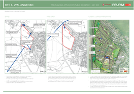 Site B, Wallingford Pre-Planning Application Public Exhibition - JULY 2013