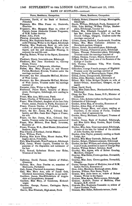 1540 Supplement to the London Gazette, February 25, 1880