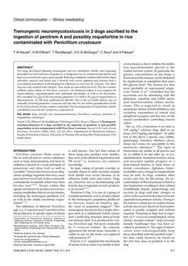 Contaminated with Penicillium Crustosum