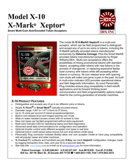 IDX Xeptor Manual